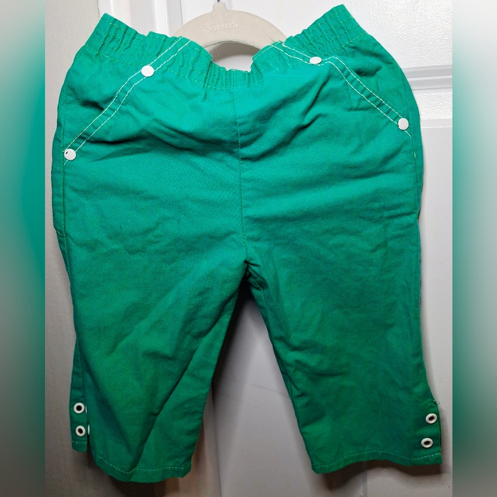 Vintage 80s Summery Toddler Pants (12-18 mo)